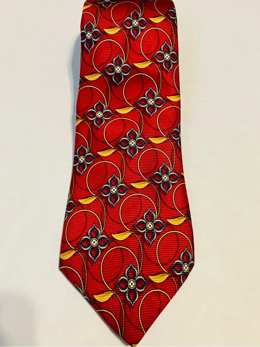 JZ Richard’s Red Handmade silk tie made in USA